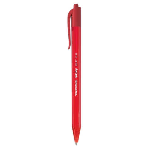 Esferográfica Retrátil Paper Mate Inkjoy 100RT Vermelho