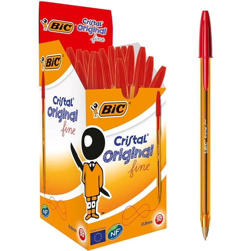 Esferográfica Bic Cristal Fine Vermelho