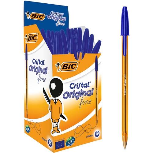 Esferográfica Bic Cristal Fine Azul