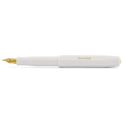Caneta Kaweco Classic Sport Branca Ponta Média