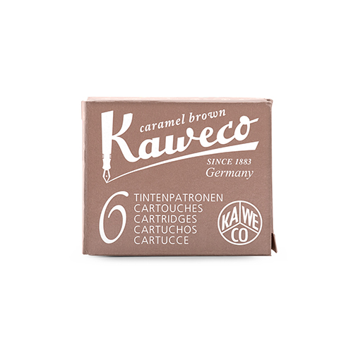 Cartucho de Tinta Kaweco Castanho Caramelo (Pack de 6)