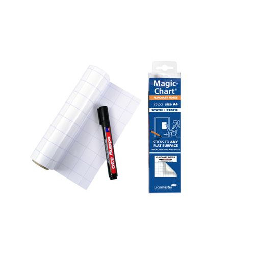 Rolo Papel Flipchart Legamaster Magic-Chart Xadrez