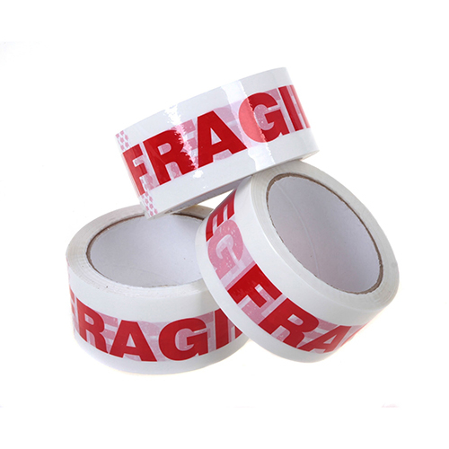 Fita Adesiva com Impressão “Frágil” 50mm x 60mt Branco