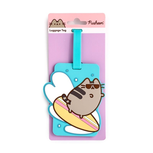 Etiqueta para Mala de Viagem Puckator Pusheen Verão e Surf