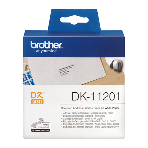 Etiquetas de Endereço Brother 29x90mm Branco (Rolo de 400)