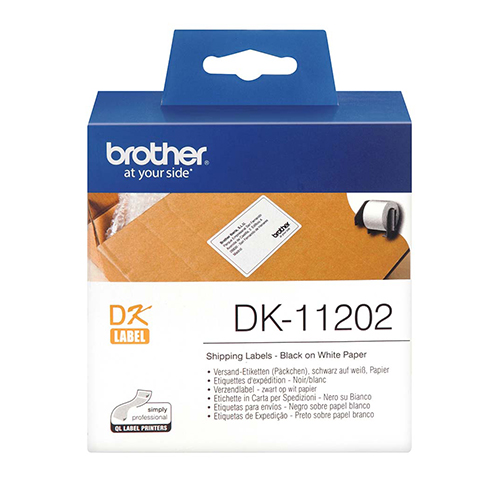 Etiquetas de Expedição Brother 62x100mm Branco (Rolo de 300)