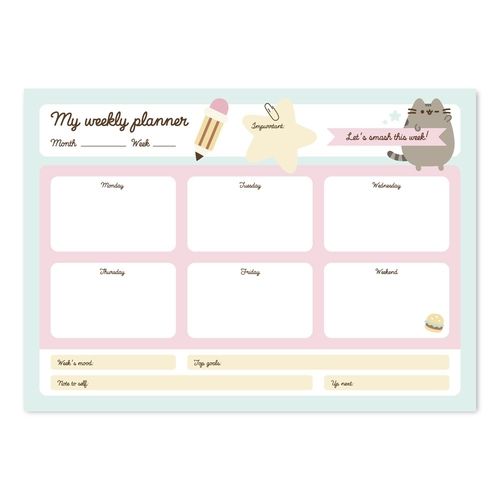 Planning Semanal Erik Pusheen Foodie Collection A4