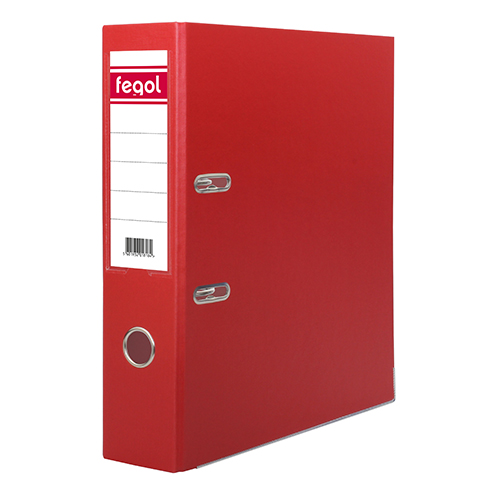 PASTA ARQUIVO PP A4  FEGOL L80 VERMELHA (PVC)