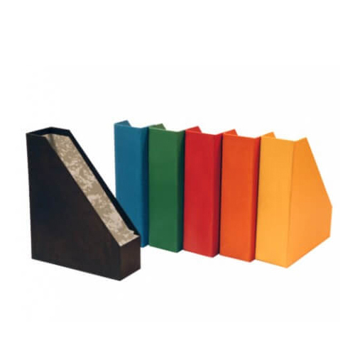 Porta-Revistas em Cartão Fegol Lombada Larga Verde