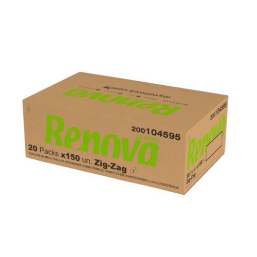 Toalhas de Mão Renova Green (Caixa de 3000)