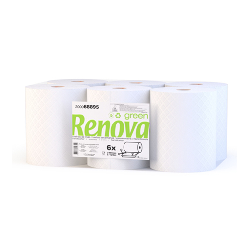 Toalhas de Mão Renova Green (Pack de 6)