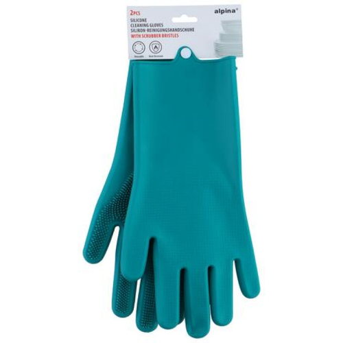 Par de Luvas de Silicone Alpina Azul