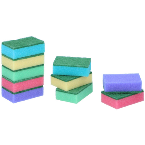 Esfregão Esponja Cores Sortidas (Pack de 10)