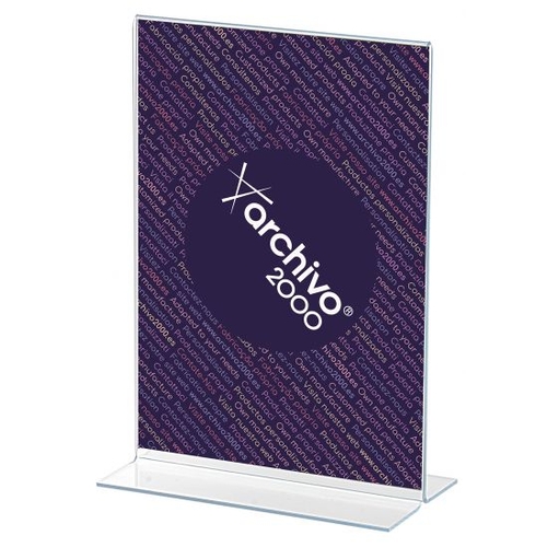 Porta-Folhetos em “T” A5 Vertical Archivo 2000