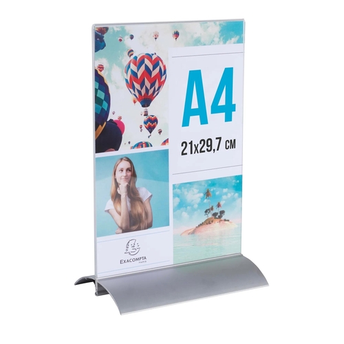 Porta-Folhetos em “T” A4 Vertical Exacompta