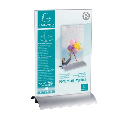 Porta-Folhetos em “T” A5 Vertical Exacompta