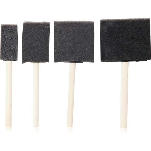 Set 4 Pinceis Planos de Esponja Talens (25/40/65/75mm)