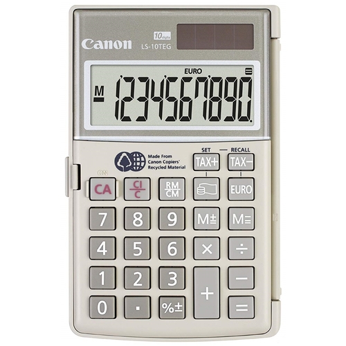 Calculadora de Bolso Básica Canon LS-10TEG com Tampa