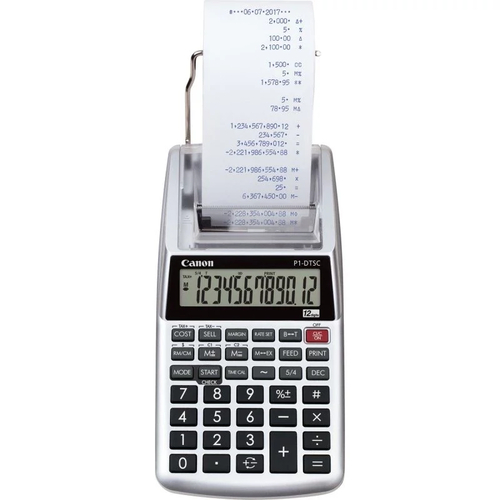 Calculadora de Secretária Canon P1-DTSC II com Rolo