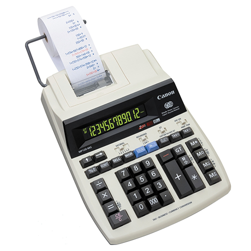 Calculadora de Secretária Canon MP120-MG II com Rolo