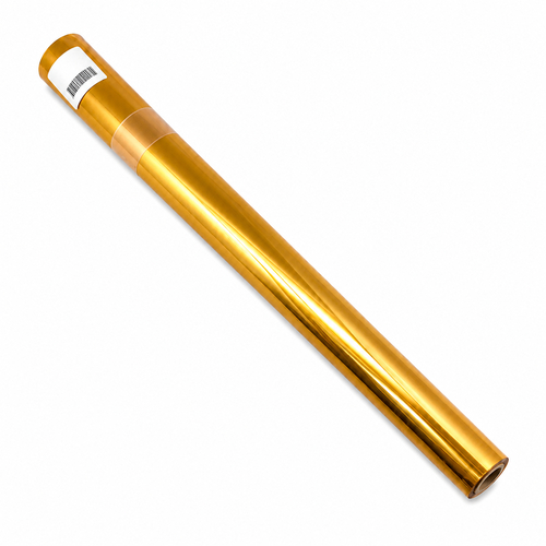 Rolo Papel Celofane 25 Folhas 50x65cm Amarelo Ouro