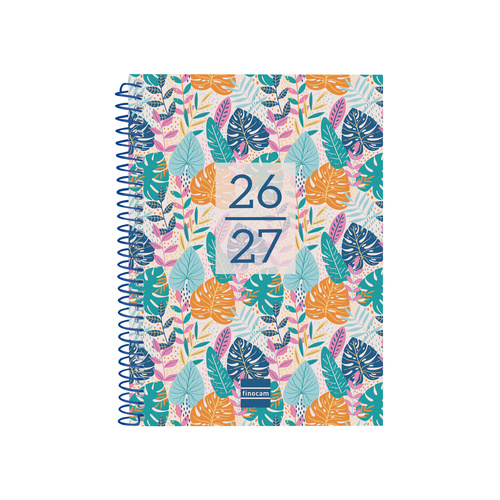 Agenda Escolar 2026/2027 Finocam Gamma Semanal 120x164mm Tropical