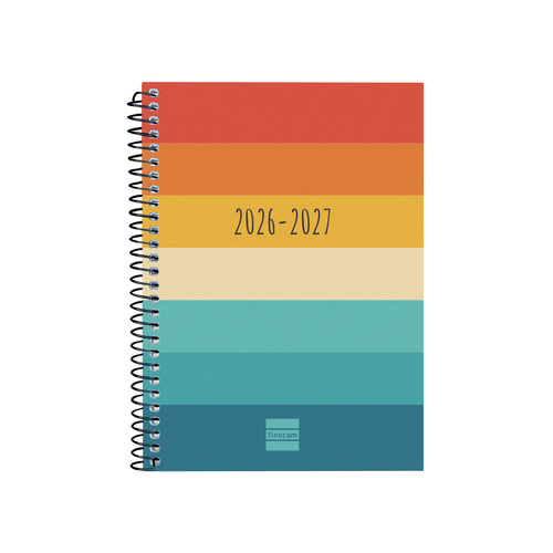 Agenda Escolar 2026-27 Finocam Gamma Semanal 120x164mm Colors