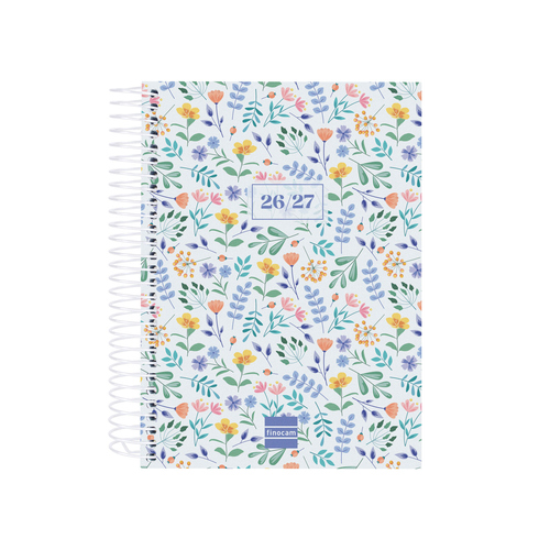 Agenda Escolar 2026-27 Finocam Gamma Diária 120x164mm Fiori