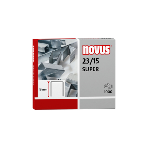 Agrafes Novus Super Nº23/15 (Caixa de 1000)