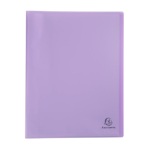 Portefólio A4 com 40 Bolsas Exacompta Chromaline Pastel Violeta