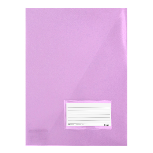 Bolsa de Arquivo A4 com Visor Fegol Violeta Pastel
