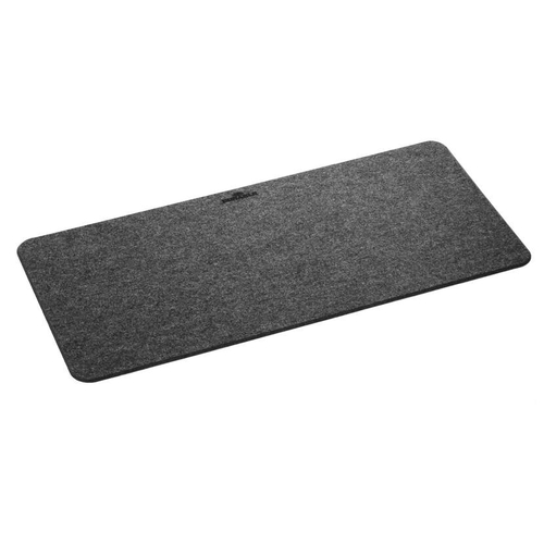Base Secretaria Durable Feltro 70x33cm Cinza Grafite