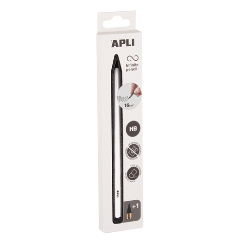 Lápis Infinito Apli Néon Branco + Recarga