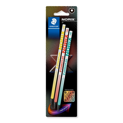 Set Staedtler NORIX HB 181 - 3 Lápis Sortidos