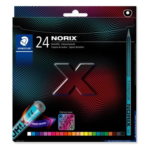 Caixa 24 Lápis de Cor Staedtler NORIX 186 C24