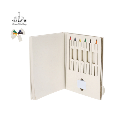 SET LÁPIS DE COR+BLOCO+BORRACHA NAKELS