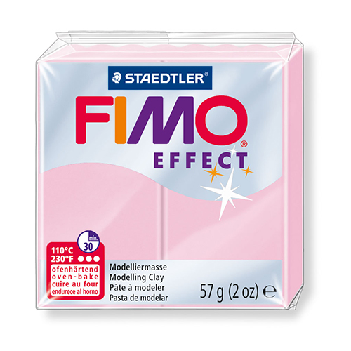 Massa para Modelar Fimo Effect 56gr Rosa Claro