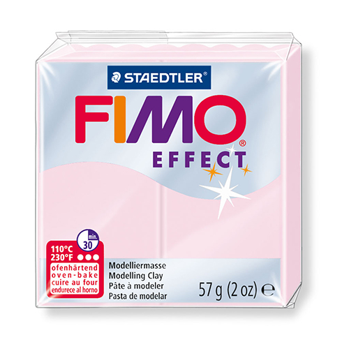 Massa para Modelar Fimo Effect 56gr Rosa Quartzo