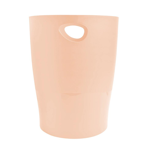 Cesto de Papéis Inúteis Exacompta Aquarel PP 15 Litros Coral