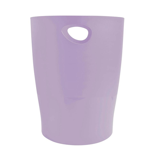 Cesto de Papéis Inúteis Exacompta Aquarel PP 15 Litros Violeta