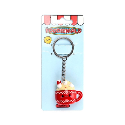Porta-chaves Puckator Foodiemals Aspen Chocolate Quente