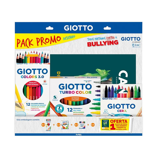 Pack Promo Giotto Desenho 3+1