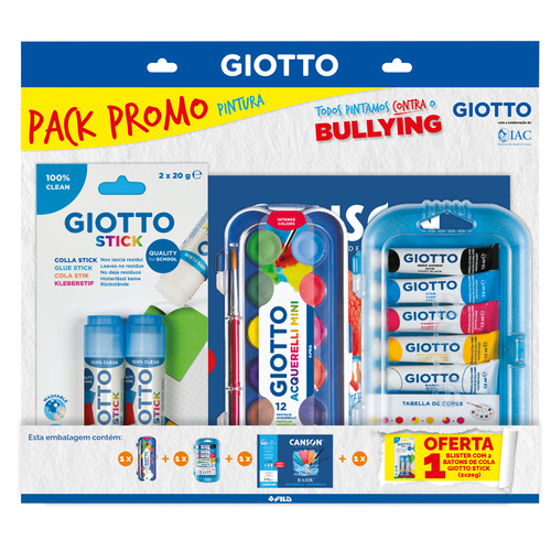 Pack Promo Giotto Pintura 3+1
