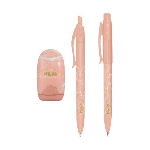 Conjunto de Escrita Milan Capsule Lava Rosa