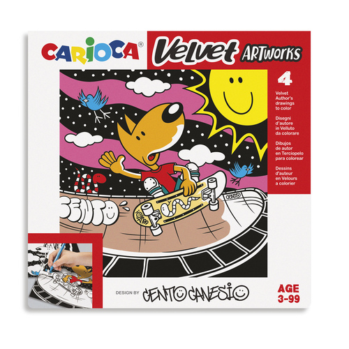 Kit Ilustração Velvet Artworks Cento Canesio 43601