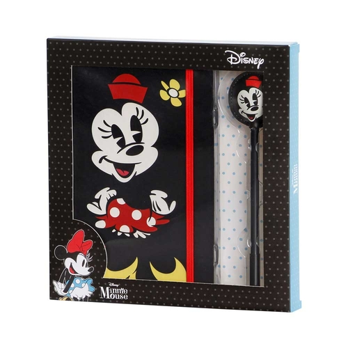 Bloco de Notas + Esferográfica Mickey Mouse Face