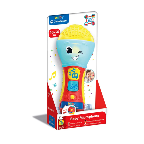 Jogo Clementoni Baby Microfone Falante