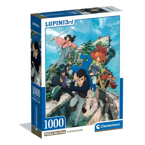 Puzzle Clementoni 1000 Peças Lupin III