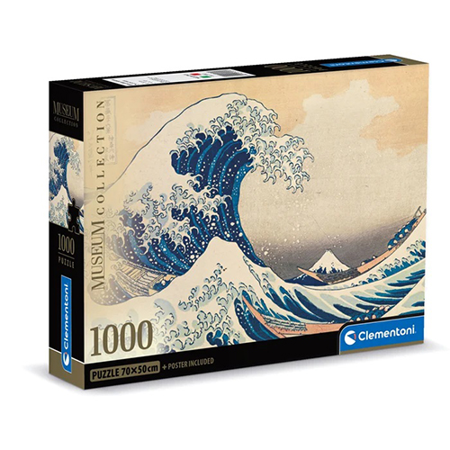 Puzzle Clementoni 1000 Peças Hokusi, The Great Wave