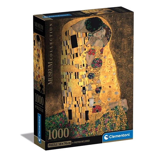 PUZZLE CLEMENTONI 1000 PEÇAS - KLIMT, THE KISS 39790